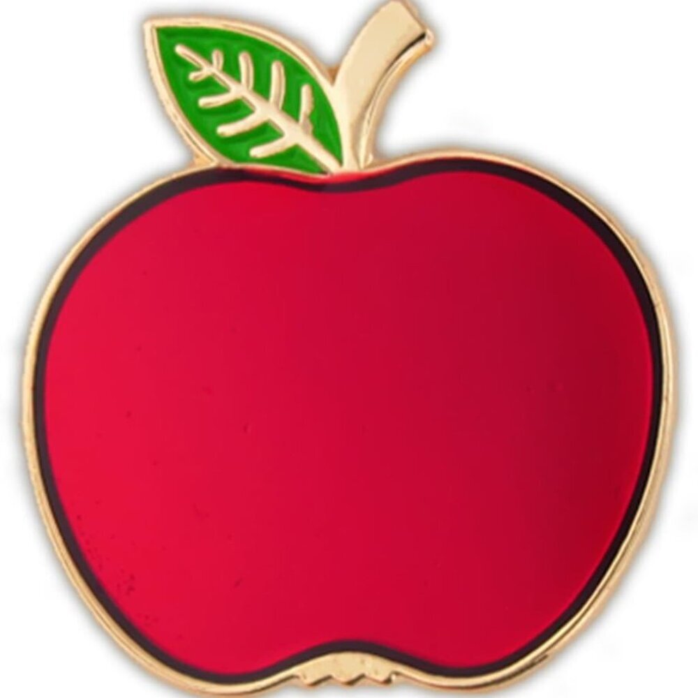 Fruit Food School Teacher Enamel Lapel Pin